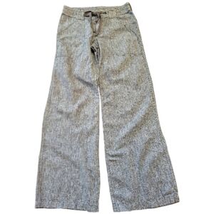 Patagonia Heather Gray 'W's Island' Hemp Wide-Leg Pants - Size 0